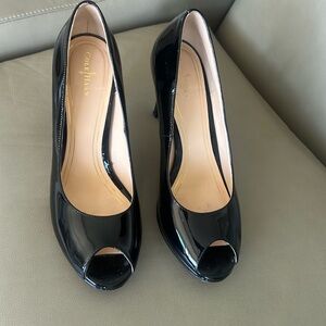 Ladies patent leather heels